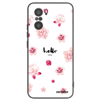 Picasee husă neagră din silicon pentru Xiaomi Poco F3 - Hello there