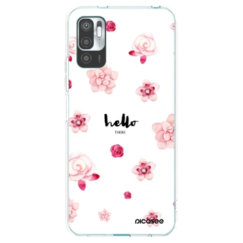 Picasee husă transparentă din silicon pentru Xiaomi Redmi Note 10 5G - Hello there
