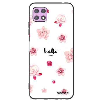 Picasee husă neagră din silicon pentru Samsung Galaxy A22 A226B 5G - Hello there