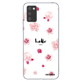 Picasee husă transparentă din silicon pentru Samsung Galaxy A02s A025G - Hello there