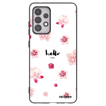 Picasee husă neagră din silicon pentru Samsung Galaxy A52s 5G A528B - Hello there