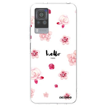 Picasee husă transparentă din silicon pentru Vivo X60 Pro 5G - Hello there