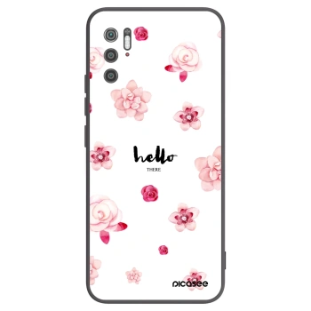 Picasee husă neagră din silicon pentru Xiaomi Poco M3 Pro 5G - Hello there