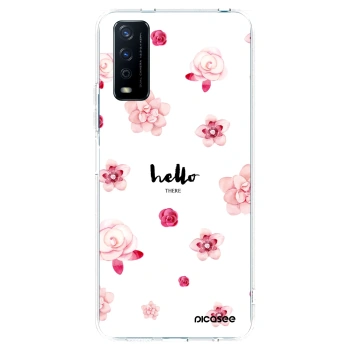 Picasee husă transparentă din silicon pentru Vivo Y11s - Hello there