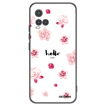 Picasee husă neagră din silicon pentru Vivo Y33s - Hello there