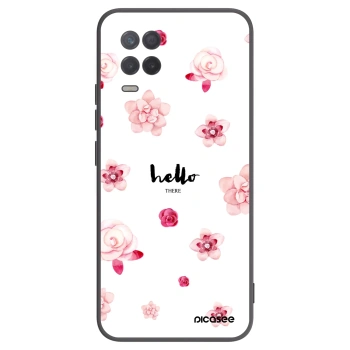 Picasee husă neagră din silicon pentru Realme 8 5G - Hello there