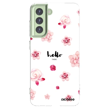 Picasee husă transparentă din silicon pentru Samsung Galaxy S21 FE 5G - Hello there