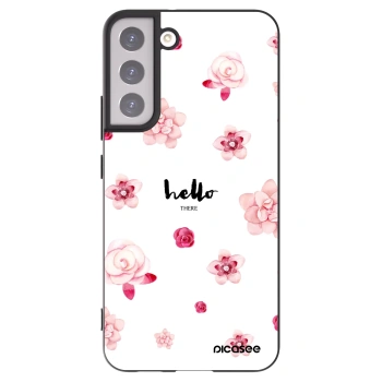 Picasee husă neagră din silicon pentru Samsung Galaxy S22+ 5G - Hello there