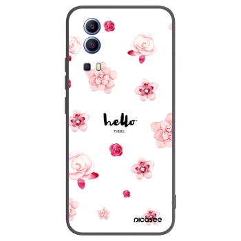 Picasee husă neagră din silicon pentru Vivo Y52 5G - Hello there