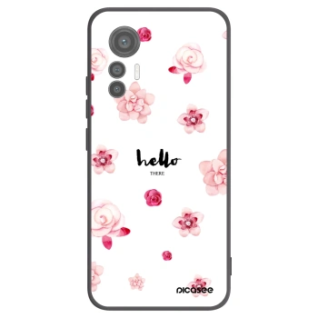 Picasee husă neagră din silicon pentru Xiaomi 12 Lite - Hello there