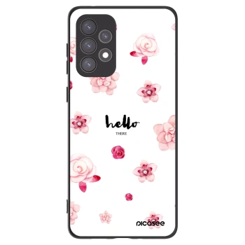 Picasee husă neagră din silicon pentru Samsung Galaxy A73 5G - Hello there