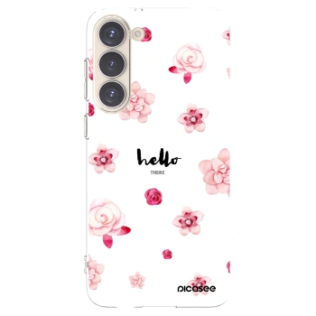Picasee husă transparentă din silicon pentru Samsung Galaxy S23+ 5G - Hello there