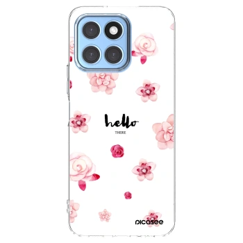 Picasee husă transparentă din silicon pentru Honor X8 5G - Hello there