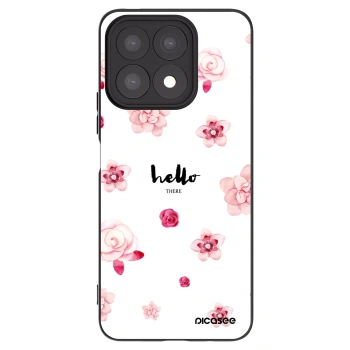 Picasee husă neagră din silicon pentru Honor X8a - Hello there