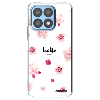 Picasee husă transparentă din silicon pentru Honor X8a - Hello there