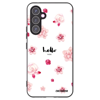 Picasee husă neagră din silicon pentru Samsung Galaxy A54 5G A546B - Hello there