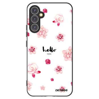 Picasee husă neagră din silicon pentru Samsung Galaxy A34 5G A346B - Hello there