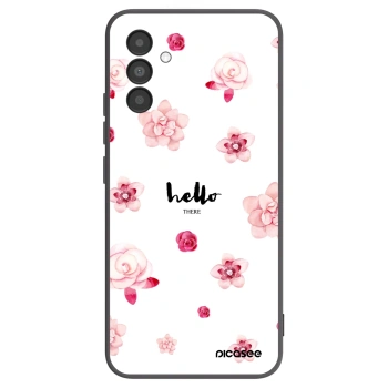 Picasee husă neagră din silicon pentru Samsung Galaxy A04s A047F - Hello there
