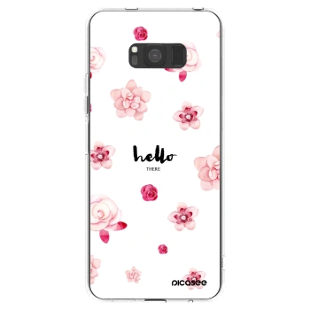 Picasee husă transparentă din silicon pentru Samsung Galaxy S8 G950F - Hello there