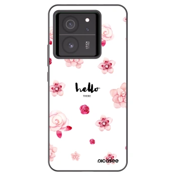 Picasee husă neagră din silicon pentru Xiaomi 13T - Hello there
