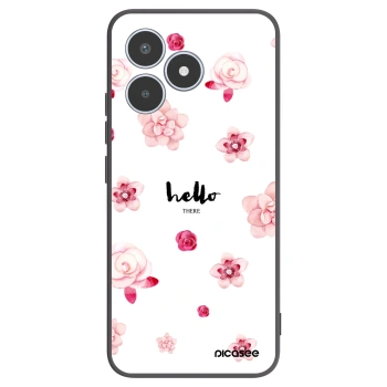 Picasee husă neagră din silicon pentru Realme C53 - Hello there