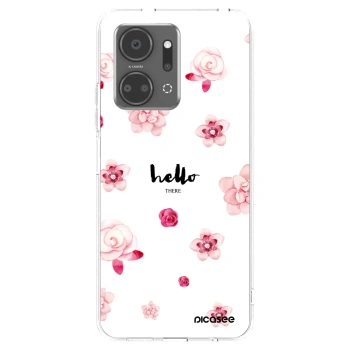 Picasee husă transparentă din silicon pentru Honor X7a - Hello there