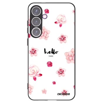 Picasee husă neagră din silicon pentru Samsung Galaxy S24+ S926B 5G - Hello there