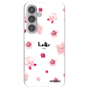 Picasee husă transparentă din silicon pentru Samsung Galaxy S24 S921B 5G - Hello there