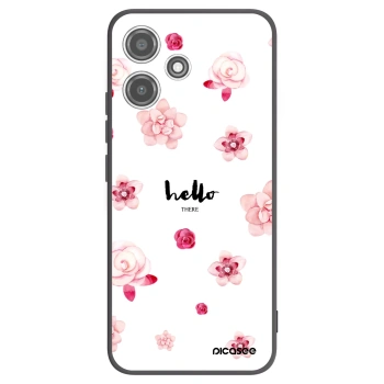 Picasee husă neagră din silicon pentru Xiaomi Redmi 12 5G - Hello there