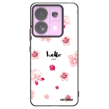 Picasee husă neagră din silicon pentru Xiaomi Redmi Note 13 Pro 5G - Hello there