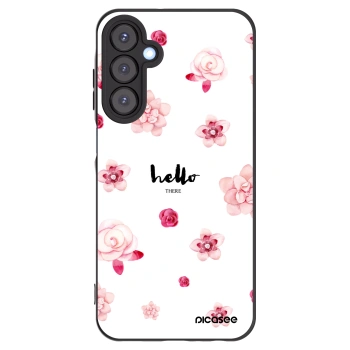 Picasee husă neagră din silicon pentru Samsung Galaxy A25 A256B 5G - Hello there