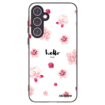 Picasee husă neagră din silicon pentru Samsung Galaxy A35 5G A356B - Hello there
