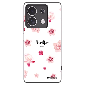 Picasee husă neagră din silicon pentru Xiaomi Redmi Note 13 4G - Hello there