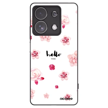 Picasee husă neagră din silicon pentru Xiaomi Redmi Note 13 Pro 4G - Hello there