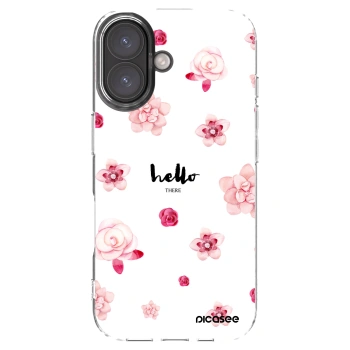 Picasee husă transparentă din silicon pentru Apple iPhone 16 - Hello there