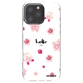 Picasee husă transparentă din silicon pentru Apple iPhone 16 Pro Max - Hello there