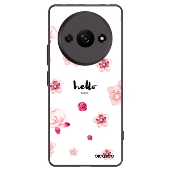 Picasee husă neagră din silicon pentru Xiaomi Redmi A3 - Hello there