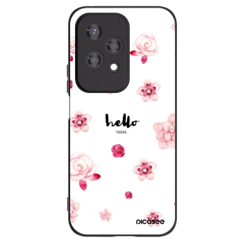 Picasee husă neagră din silicon pentru Honor 200 Lite - Hello there