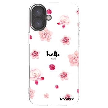 Picasee husă transparentă din silicon pentru Apple iPhone 16 Plus - Hello there