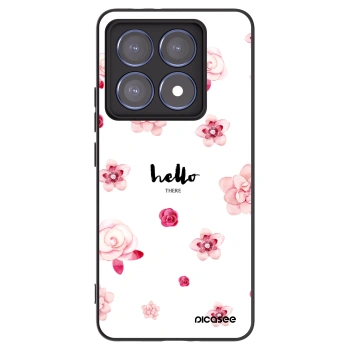 Picasee husă neagră din silicon pentru Xiaomi 14T Pro - Hello there