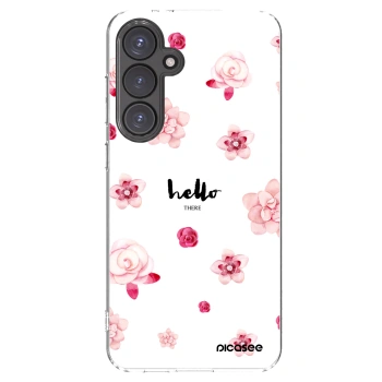 Picasee husă transparentă din silicon pentru Samsung Galaxy S24 FE S721B - Hello there