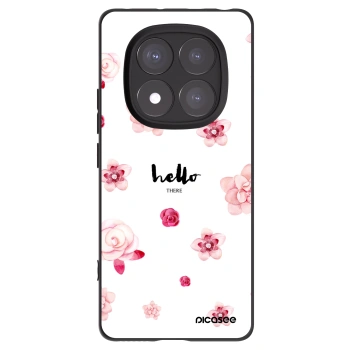 Picasee husă neagră din silicon pentru Xiaomi Redmi Note 14 Pro 5G - Hello there