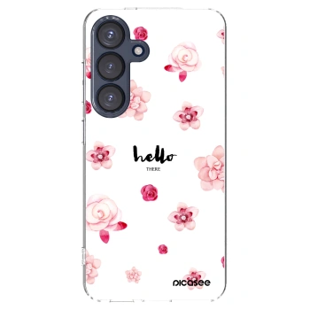 Picasee husă transparentă din silicon pentru Samsung Galaxy S25 5G - Hello there