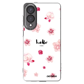 Picasee husă transparentă din silicon pentru Samsung Galaxy S25 Edge 5G - Hello there