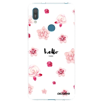 Picasee husă transparentă din silicon pentru Huawei Y7 2019 - Hello there