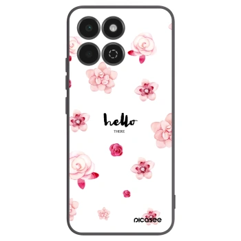 Picasee husă neagră din silicon pentru Honor 200 Smart 5G - Hello there
