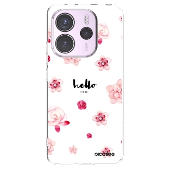 Picasee husă transparentă din silicon pentru Xiaomi Redmi Note 14 4G - Hello there