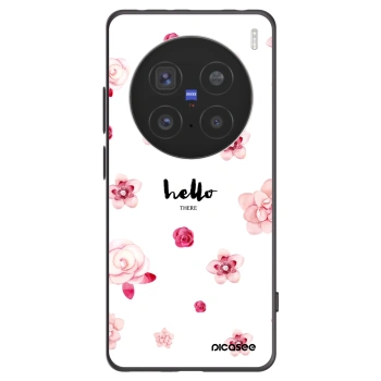 Picasee husă neagră din silicon pentru Vivo X200 Pro - Hello there