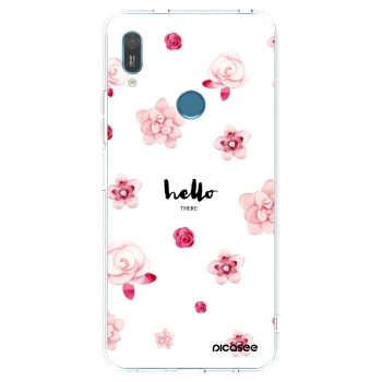 Picasee husă transparentă din silicon pentru Huawei Y6 2019 - Hello there
