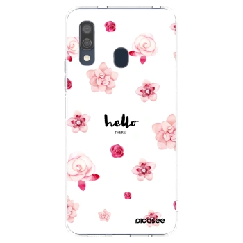 Picasee husă transparentă din silicon pentru Samsung Galaxy A40 A405F - Hello there